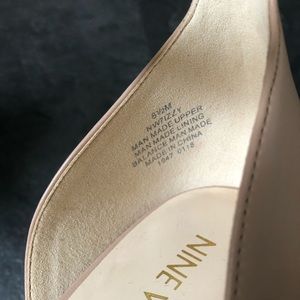 Nine West nude pump sandals